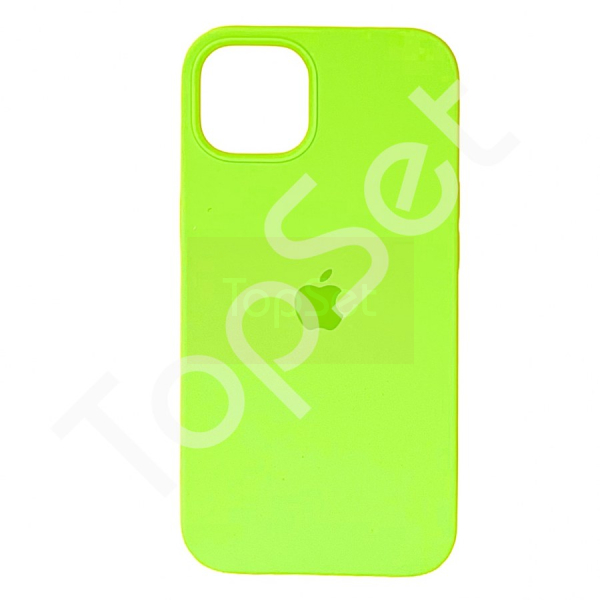 Чехол силиконовый iPhone 13 Pro Max/13Pro Max/13ProMax Silicone Case (с закрытым низом) Кислотный салатовый (60) Чехол силиконовый iPhone 13 Pro Max/13Pro Max/13ProMax Silicone Case (с закрытым низом) Кислотный салатовый (60)