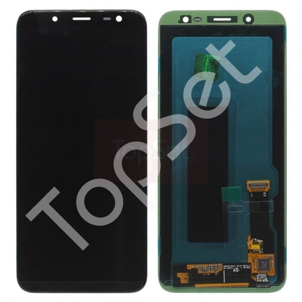 Дисплей Samsung J600F (J6 2018) в сборе с тачскрином Черный - (AMOLED, с регулировкой подсветки) Дисплей Samsung J600F (J6 2018) в сборе с тачскрином Черный - (AMOLED, с регулировкой подсветки)