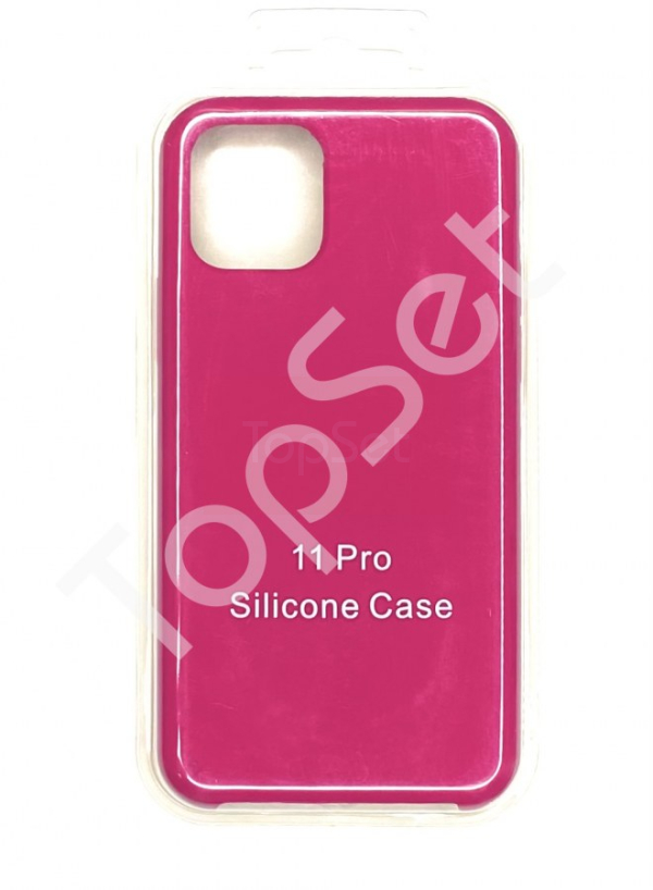 Чехол силиконовый iPhone 11 Pro/11Pro Гранат