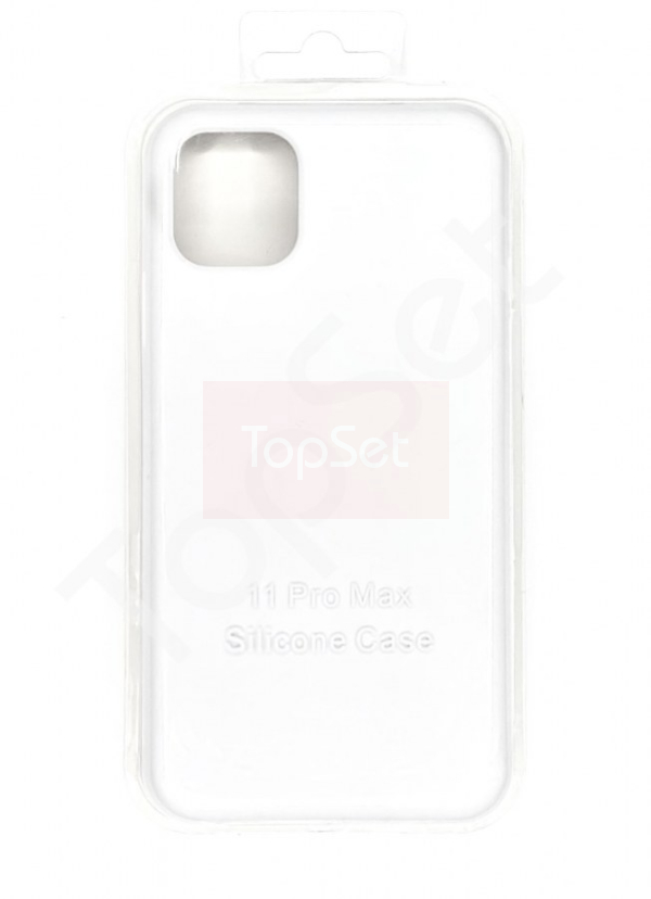 Чехол силиконовый iPhone 11 Pro Max/11Pro Max/11ProMax Белый