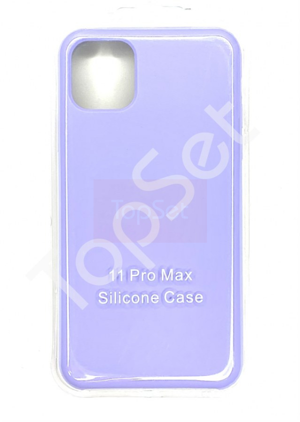 Чехол силиконовый iPhone 11 Pro Max/11Pro Max/11ProMax Фиолетовый
