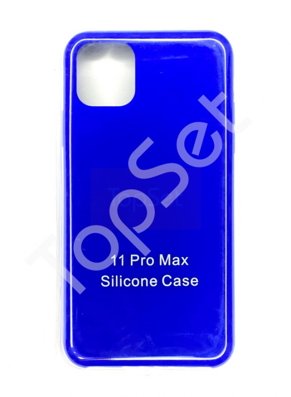 Чехол силиконовый iPhone 11 Pro Max/11Pro Max/11ProMax Синий