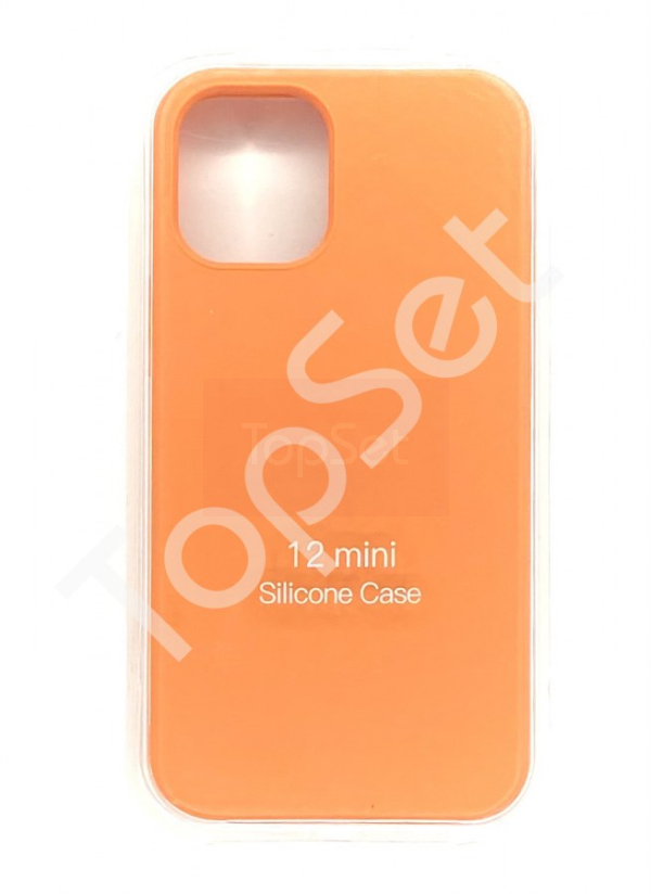 Чехол силиконовый iPhone 12 mini/12mini Оранжевый