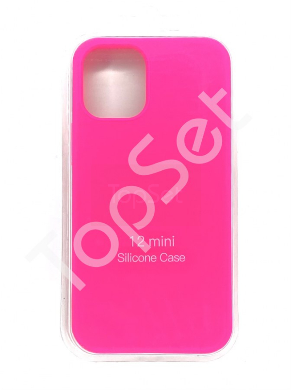 Чехол силиконовый iPhone 12 mini/12mini Розовый