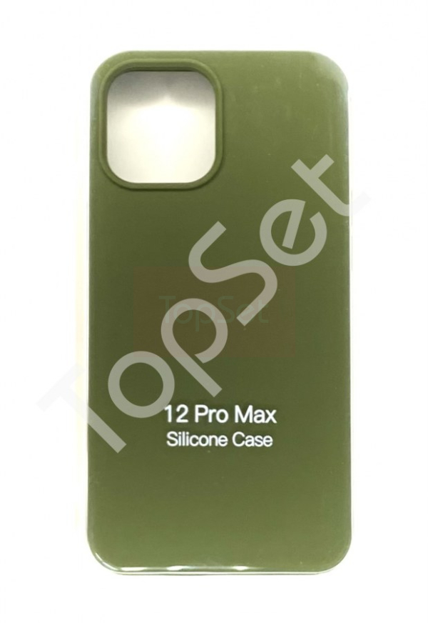 Чехол силиконовый iPhone 12 Pro Max/12Pro Max/12ProMax Хаки