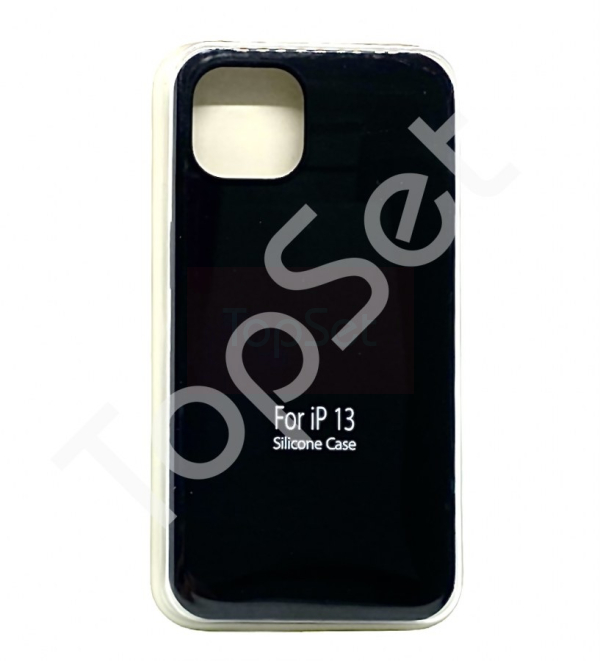 Чехол силиконовый iPhone 13 Черный