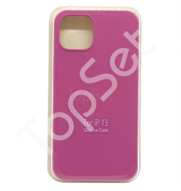 Чехол силиконовый iPhone 13 Гранат