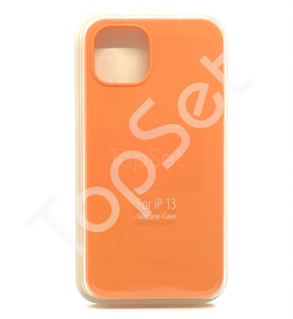 Чехол силиконовый iPhone 13 Оранжевый