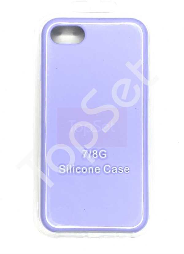 Чехол силиконовый iPhone 7/7G/8/8G/SE (2020) Фиолетовый