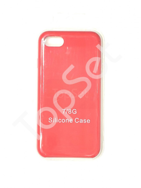 Чехол силиконовый iPhone 7/7G/8/8G/SE (2020) Красный