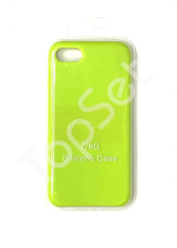 Чехол силиконовый iPhone 7/7G/8/8G/SE (2020) Зеленый