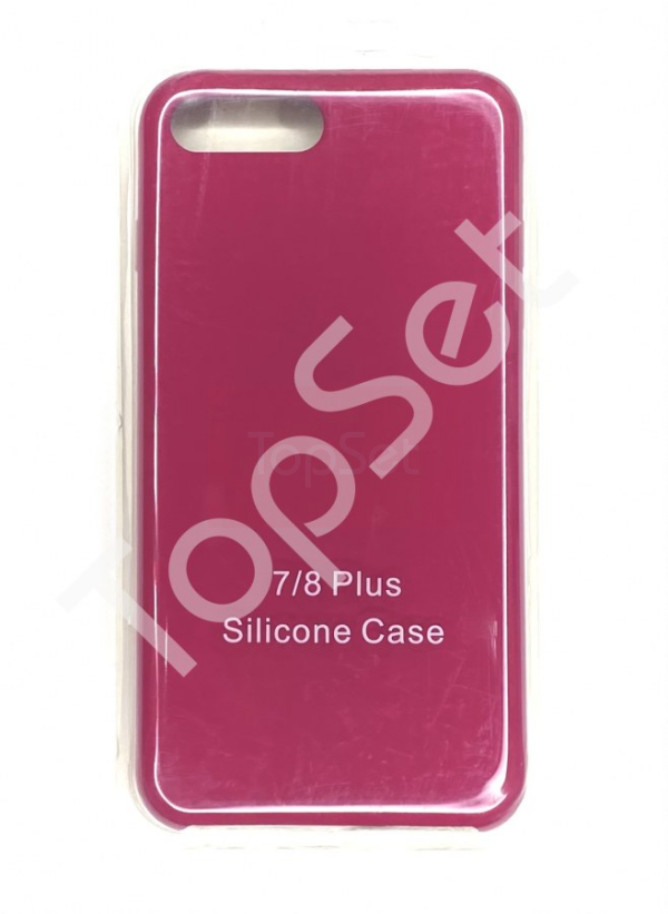 Чехол силиконовый iPhone 7 Plus/7Plus/7+/8 Plus/8Plus/8+ Гранат