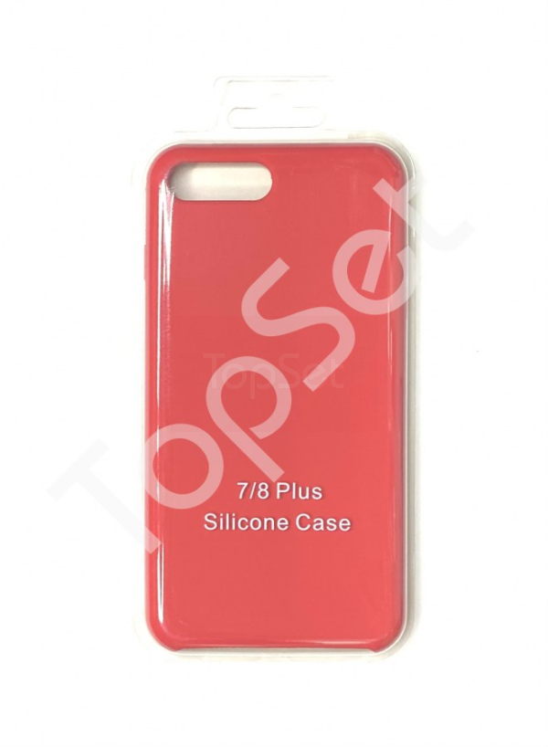 Чехол силиконовый iPhone 7 Plus/7Plus/7+/8 Plus/8Plus/8+ Красный