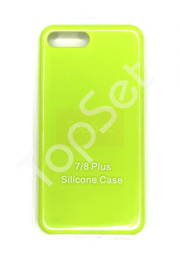 Чехол силиконовый iPhone 7 Plus/7Plus/7+/8 Plus/8Plus/8+ Зеленый