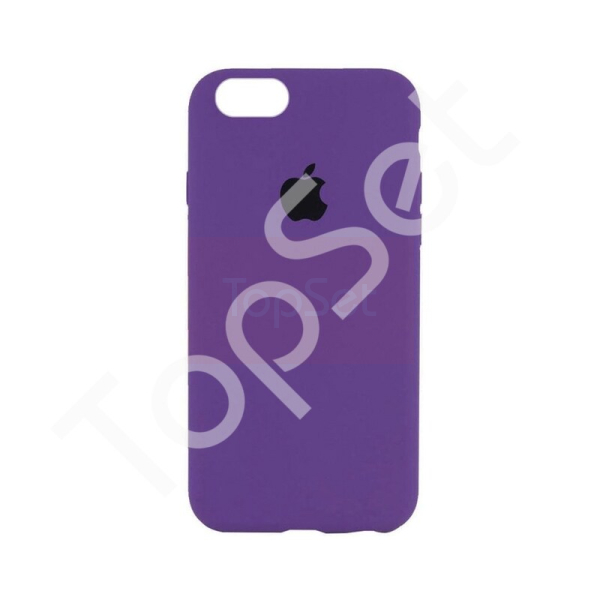 Чехол силиконовый iPhone SE 2020 Silicone Case Темно-фиолетовый