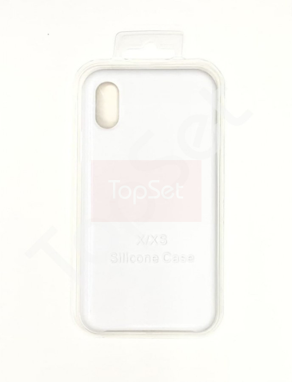 Чехол силиконовый iPhone X/iPhone Xs Белый