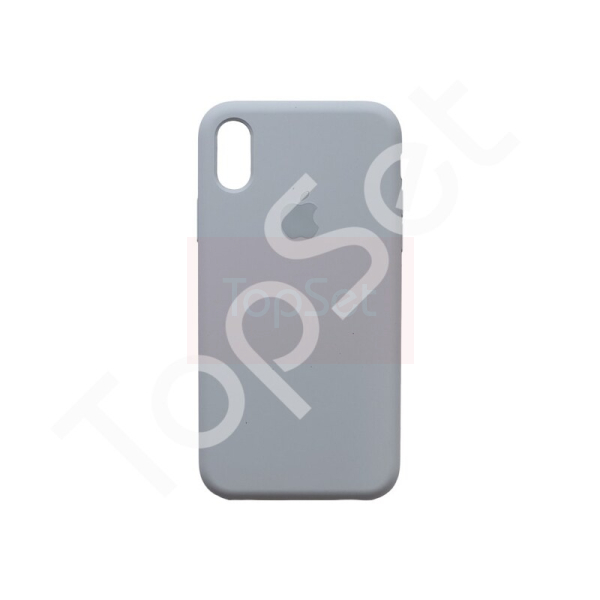 Чехол силиконовый iPhone X/iPhone Xs Silicone Case Серый