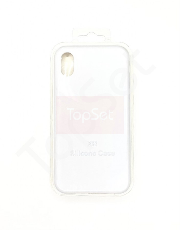 Чехол силиконовый iPhone Xr Белый