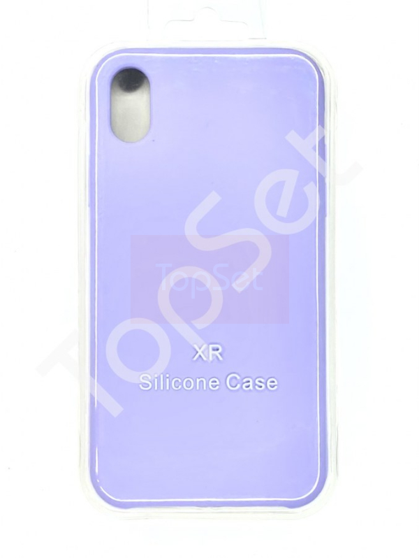 Чехол силиконовый iPhone Xr Фиолетовый