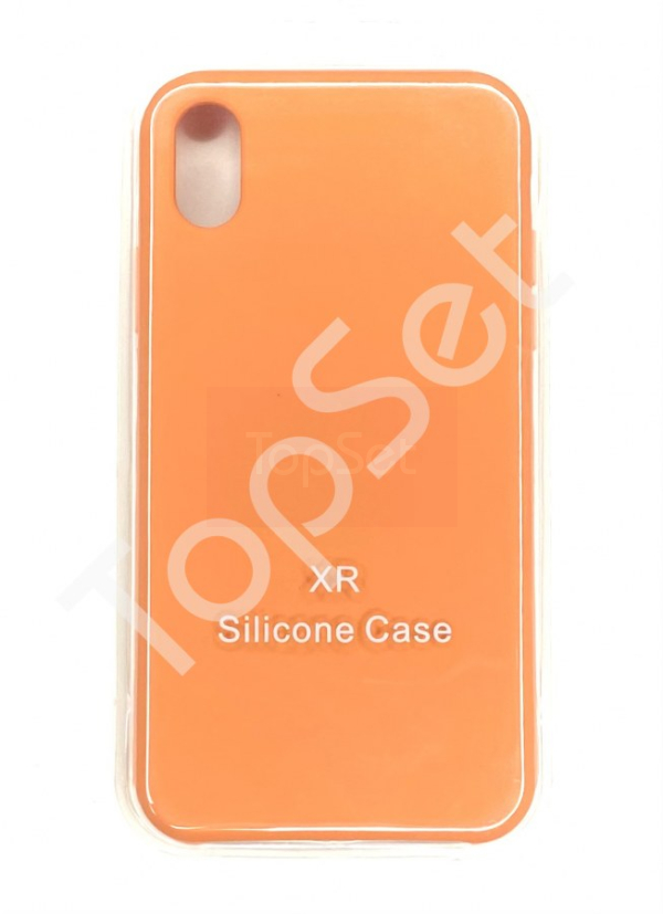 Чехол силиконовый iPhone Xr Оранжевый