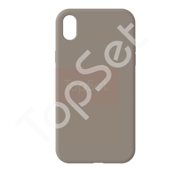 Чехол силиконовый iPhone Xr Silicone Case Серый