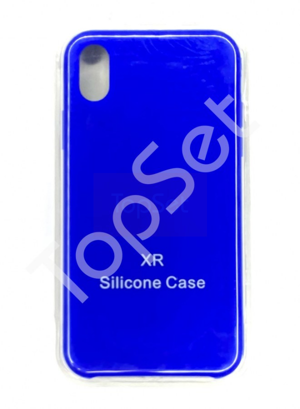 Чехол силиконовый iPhone Xr Синий
