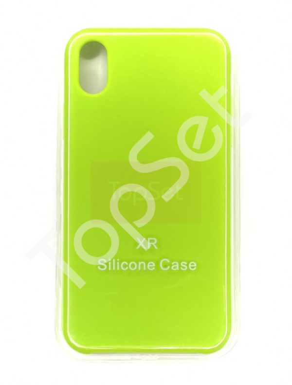 Чехол силиконовый iPhone Xr Зеленый