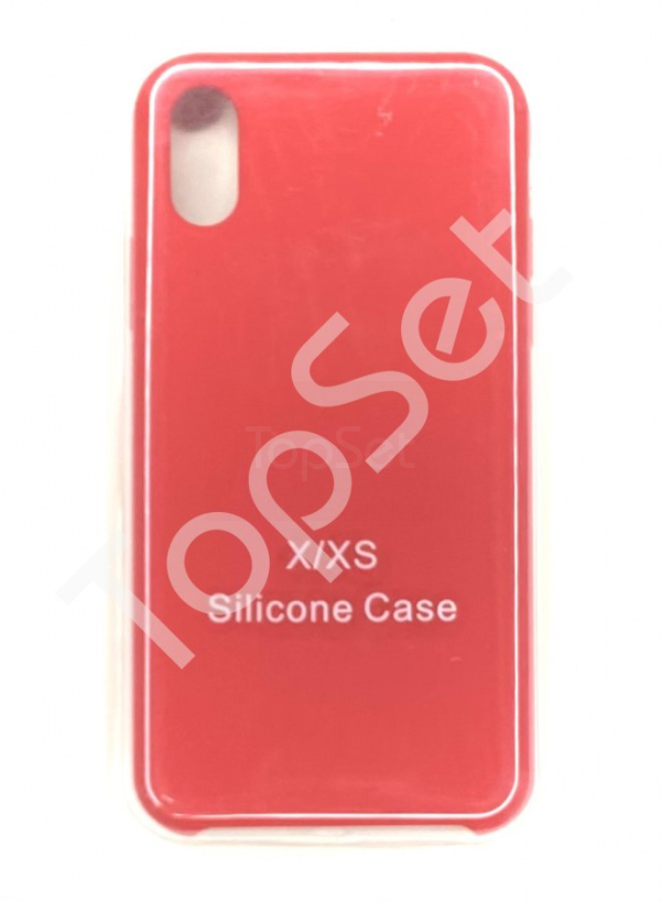 Чехол силиконовый iPhone Xs Max/XsMax Красный