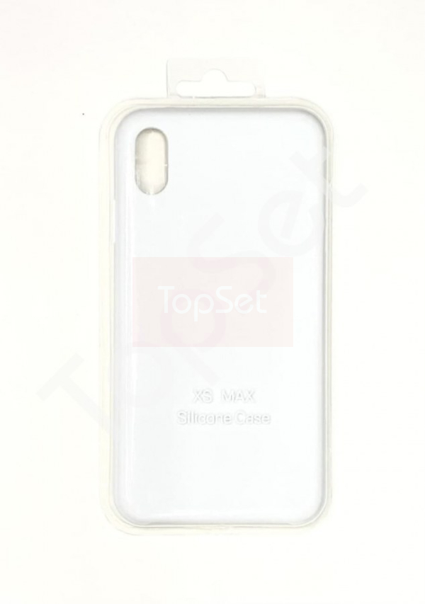 Чехол силиконовый iPhone Xs Max/XsMax Белый