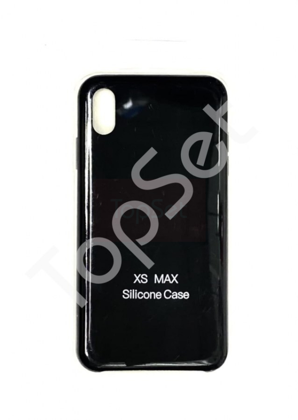 Чехол силиконовый iPhone Xs Max/XsMax Черный