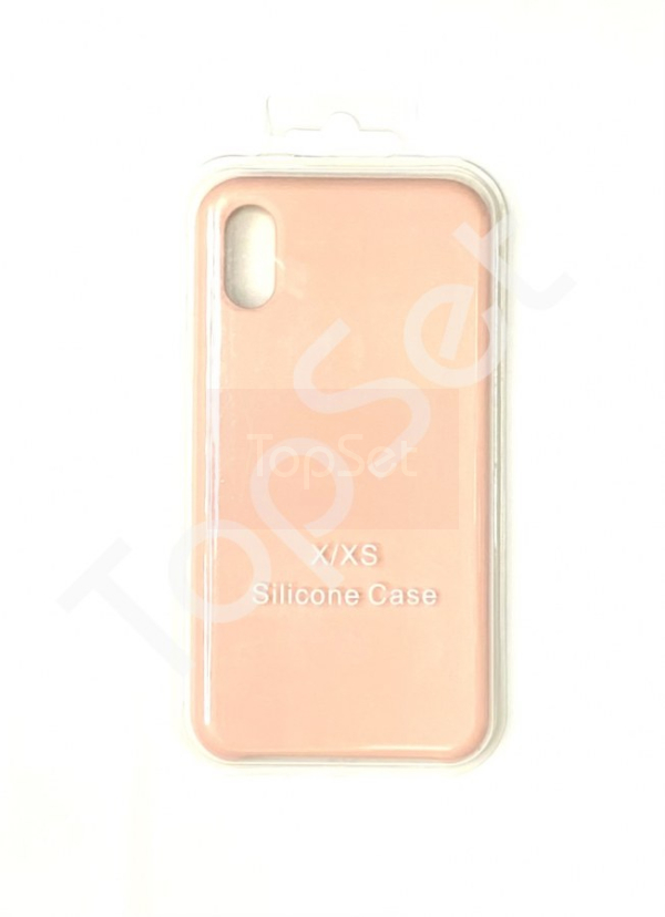 Чехол силиконовый iPhone X/iPhone Xs Грейпфрут