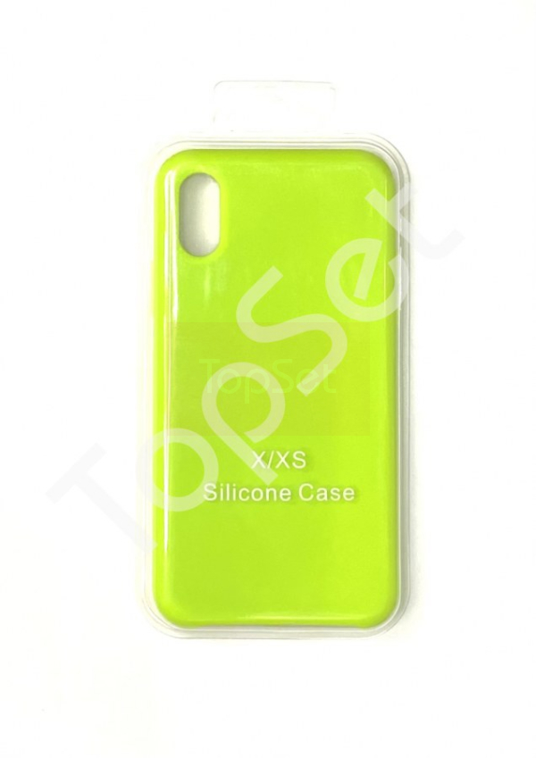 Чехол силиконовый iPhone X/iPhone Xs Зеленый