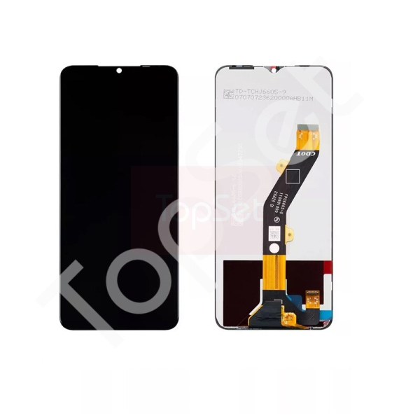Дисплей Infinix Smart 7 Plus (X6517)/Hot 30i/Tecno Pop 7 с тачскрином Черный - ОРИГИНАЛ