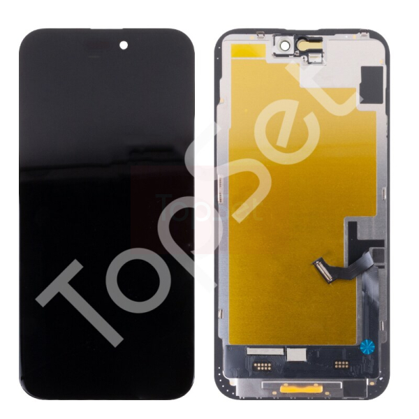 Дисплей iPhone 15 Plus (A3094) в сборе с тачскрином Черный (Soft OLED) (площадка под IC)