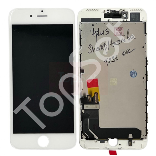 Дисплей iPhone 7 Plus/7Plus/7+ в сборе Белый - ОРИГИНАЛ-ПЕРЕКЛЕЙ (TOP-TEST) Дисплей iPhone 7 Plus/7Plus/7+ в сборе Белый - ОРИГИНАЛ-ПЕРЕКЛЕЙ (TOP-TEST)