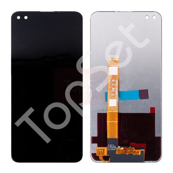 Дисплей Realme 6 Pro (RMX2063) в сборе с тачскрином Черный - ОРИГИНАЛ
