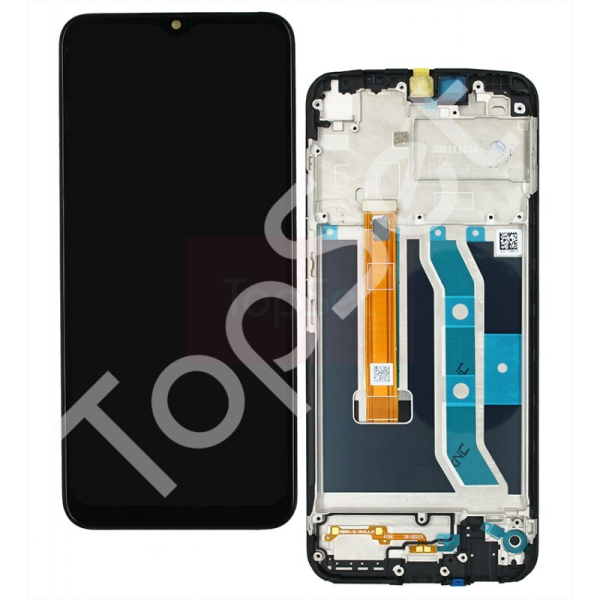 Дисплей Realme C21Y (RMX3261/RMX3263) МОДУЛЬ Черный - ОРИГИНАЛ