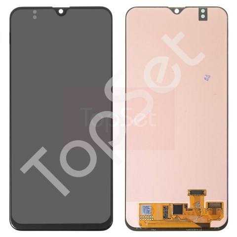 Дисплей Samsung A205F (A20) в сборе с тачскрином Черный - (In-Cell)