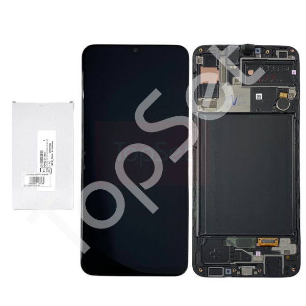 Дисплей Samsung A307F (A30s) МОДУЛЬ Черный - ОРИГИНАЛ-СЕРВИС