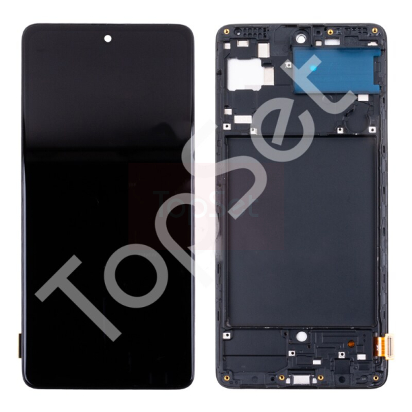 Дисплей Samsung A715F (A71) МОДУЛЬ Черный - (In-Cell) Дисплей Samsung A715F (A71) МОДУЛЬ Черный - (In-Cell)