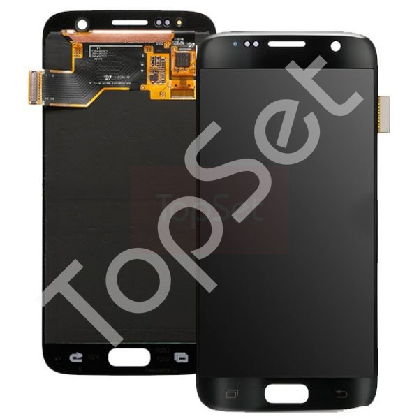 Дисплей Samsung G930F (S7) в сборе с тачскрином Черный - ОРИГИНАЛ-СЕРВИС Дисплей Samsung G930F (S7) в сборе с тачскрином Черный - ОРИГИНАЛ-СЕРВИС
