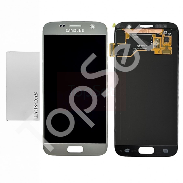 Дисплей Samsung G930F (S7) в сборе с тачскрином Серебро - ОРИГИНАЛ-СЕРВИС Дисплей Samsung G930F (S7) в сборе с тачскрином Серебро - ОРИГИНАЛ-СЕРВИС