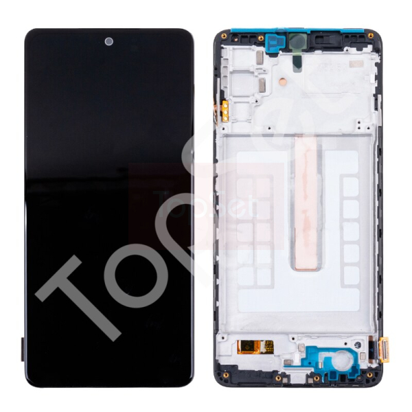 Дисплей Samsung M526B (M52 5G) МОДУЛЬ Черный - (OLED) (Full Size)