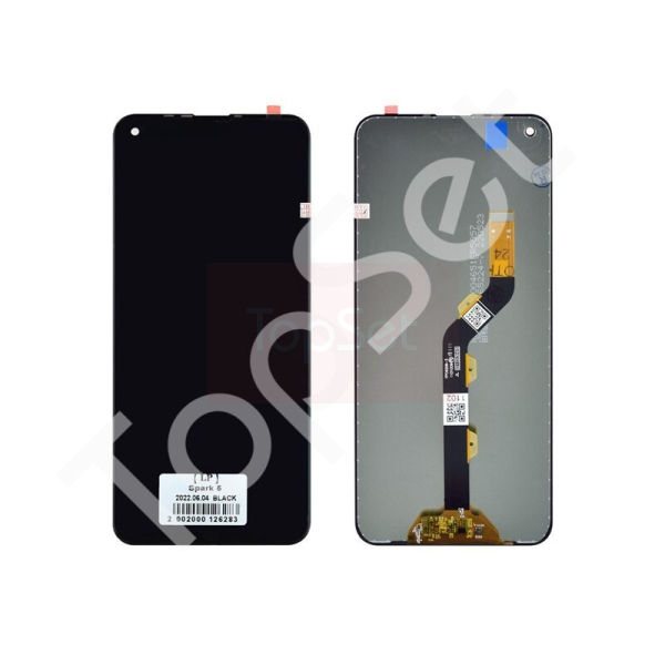 Дисплей Tecno Spark 5/Tecno Spark 5 Pro (KD7) в сборе с тачскрином Черный Дисплей Tecno Spark 5/Tecno Spark 5 Pro (KD7) в сборе с тачскрином Черный