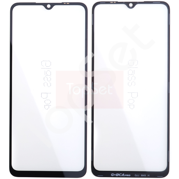 Стекло (переклей) + Пленка OCA Xiaomi Poco C40/PocoC40 G+ Черный