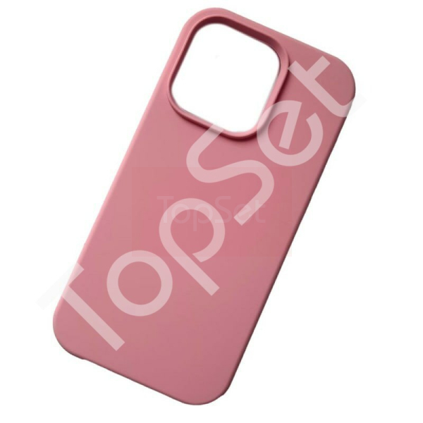 Чехол силиконовый iPhone 14 Pro/14Pro Silicone Case (с закрытым низом) Пыльная-роза
