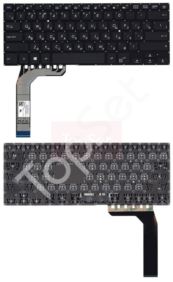Клавиатура ноутбука Asus X407 Черный Клавиатура ноутбука Asus X407 Черный
