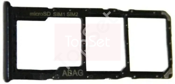 Контейнер SIM/SIM Лоток Samsung A217F (A21s) Черный Контейнер SIM/SIM Лоток Samsung A217F (A21s) Черный