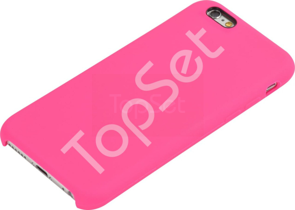Чехол силиконовый iPhone 6/6G Silicone Case Фуксия (47)