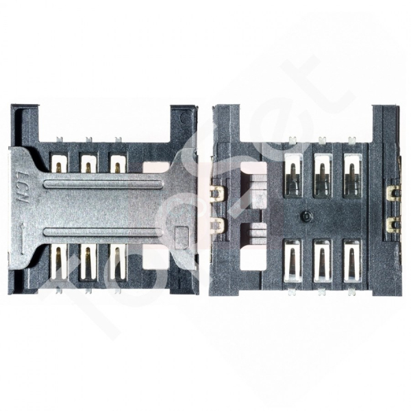 Коннектор SIM Alcatel OT-4033D/OT-4030D/OT-5020D/OT-4010D/OT-4015D/OT-4018D Коннектор SIM Alcatel OT-4033D/OT-4030D/OT-5020D/OT-4010D/OT-4015D/OT-4018D